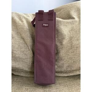 Thirty One Perfect Bottle Thermal Wine Bag Plum Gingham Pop Insulated Cooler